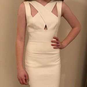 COPY - Marciano fitted dress with leather